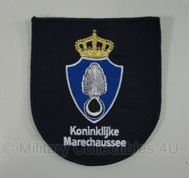 KMAR Marechaussee borst embleem stof - blauw - 12 x 10 cm - origineel