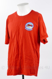 USAF US Air Force 302 D Fighter Squadron Hellions shirt rood - maat L - Licht gedragen - origineel