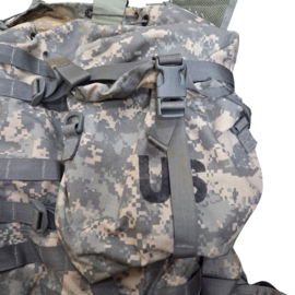 US Army ACU camo Molle II LARGE Rucksack Rugzak met 2 sustainment pouches, draagstel en heupband - origineel