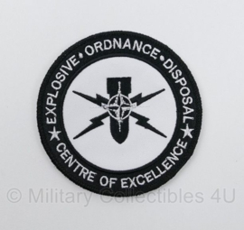 NATO EOD COE Explosive Ordnance Disposal Centre of Excellence embleem - met klittenband - diameter 9 cm