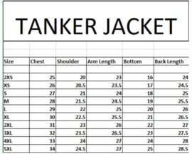 Tanker Jacket - bruin khaki - 1st Pattern! - maat Large, XL of XXL