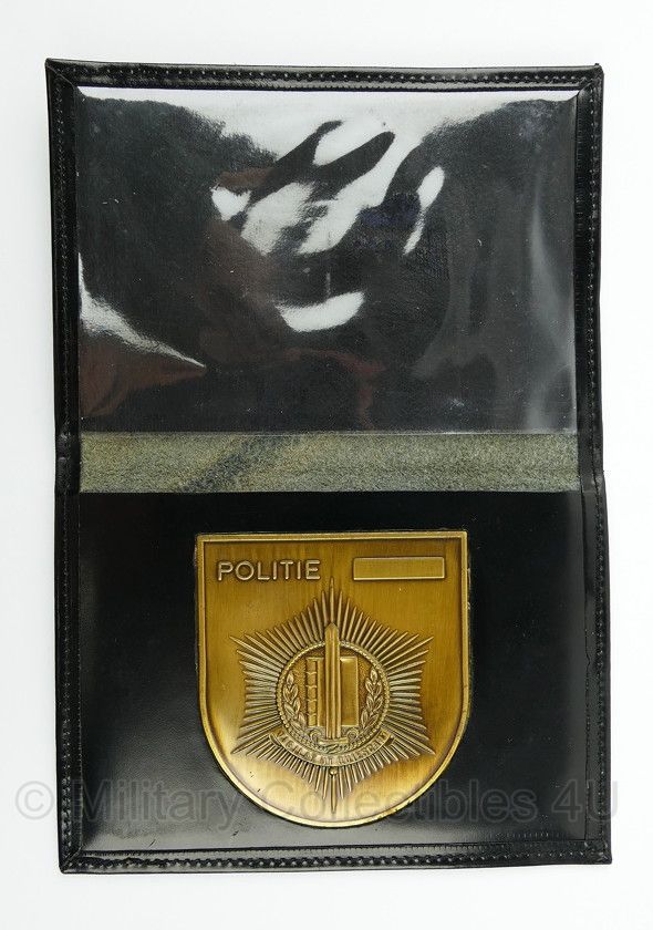 Gemeentepolitie brevet map - onofficieel model - 14 x 10 cm - origineel