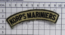 KM Marine Korps Mariniers straatnaam - afmeting 10 x 3 cm - origineel