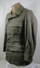 Zweedse gabardine  uniform jas  - WO2 Duits model - origineel