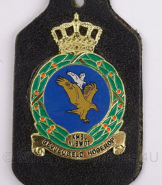 KLu KMSL VLBWOT Koninklijke Militaire School Luchtmacht vliegbasis woensdrecht borsthanger - 9 x 4 cm - Origineel