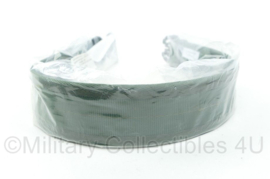 Defensie riem 2 nylon webbing met polymeer versteviging groen met velcro inwendig Groen Nylon met klittenband - maat Large - nieuw in verpakking - origineel