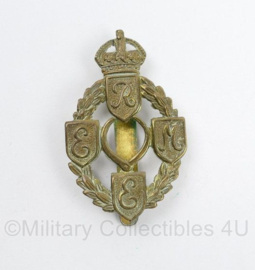 WO2 Britse REME Royal Electrical and Mechanical Engineers officer cap badge - Kings Crown - 5 x 3 cm - origineel