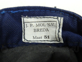 KM Marine cap boord tenue - blauw - maat 51 - origineel