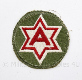 WO2 US embleem 6th Army - 7 x 7 cm -  origineel