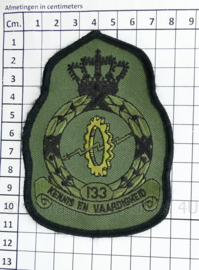 KLU Luchtmacht RNLAF 133 Squadron embleem - kennis en vaardigheid - 11,5 x 8 cm - origineel