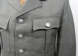 Uniform jas grijs leger - 95% scheerwol -  ook als wo2 Duits geschikt - origineel