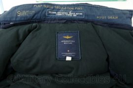 Vintage Aeronautica Militare winterparka donkerblauw - maat 54 - origineel