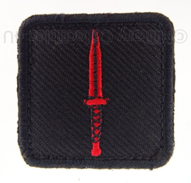 KL Korps Commandotroepen KCT borstembleem - met klittenband - 4 x 4 cm