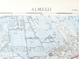 Wo2 Britse War Office Stafkaart van Almelo  uit 1945 - Schaal 1:50000 -  60 x 75 cm - origineel