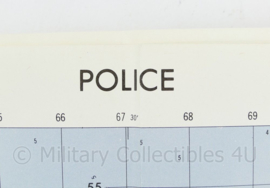 USA Defence mapping agency stafkaart Poland Police M753 2225II - 1 : 50.000 - 74 x 58 cm - origineel