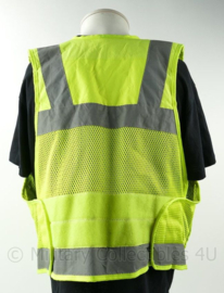 Britse Politie Protec reflectie vest met rits, vaste tassen en batonhouder - maat Medium - origineel