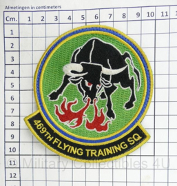 USAF US Air Force 469th Flying Training SQ patch met klittenband - 10,5 x 9,5 cm - origineel