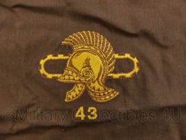 Nederlands leger halsdoek 43 Genie  - bruin -  origineel