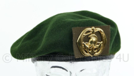 KL Nederlandse leger tussen model baret met Pontonniers insigne 2011 - maker Hassing BV - licht gedragen - maat 55 - origineel
