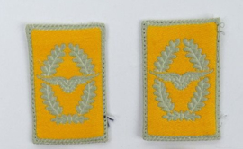 Duitse BW Bundeswehr Luftwaffe kraagspiegel set - lijkt op model WO2 - 3,6 x 5,8 cm - origineel