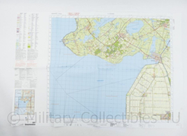 Defensie stafkaart 15 Stavoren M733 - schaal 1 : 50.000 -57 x 83 cm - origineel