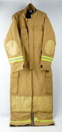 Moderne brandweer overall met reflectie 2004 - merk Seyntex - maat 54 - licht gedragen - origineel