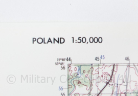 USA Defence mapping agency stafkaart Poland Drawsko Pomorskie M753 2524II- 1 : 50.000 - 74 x 58 cm - origineel