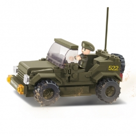 Sluban (geen lego) Jeep - type M38-B0296