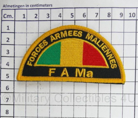 Mali Missie Forces Armees Maliennes F A Ma embleem - met klittenband - 9 x 4,5 cm