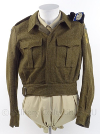 MVO uniform jas Kavallerie "van Sytzama" - met baret en insigne - maat 48 - origineel