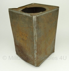 WO2 Britse Welfare Biscuit Box - met papieren label origineel