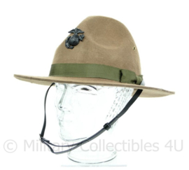 USMC Marine Corps Drill Instructor hat Campaign hat hoed met insigne replica