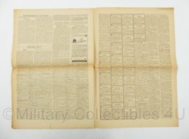 WO2 Duitse krant Frankische Tageszeitung nr. 6 8/9 januari 1944 - 47 x 32 cm - origineel