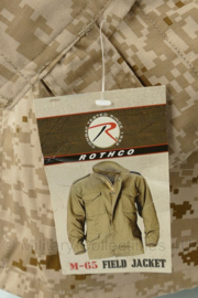 US M65 field jacket met voering USMS US Marine Corps Marpat desert camo -maker Rothco - maat XL (valt ruim)