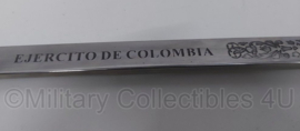 Colombiaanse leger sabel in houten geschenkkoffer Ejército de Colombia - 91 cm lang - origineel