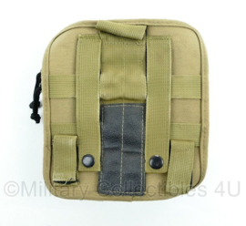 Nederlandse Leger en US Army MOLLE Coyote NAR medic pouch - 20 x 18 x 8 cm - origineel