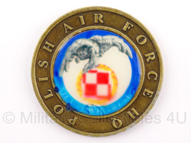 Poolse penning Commander of polish air force - 6 x 6 cm - origineel