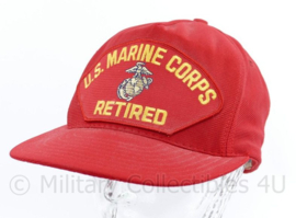 USMC Marine Corps Retired baseball cap - gedragen - origineel