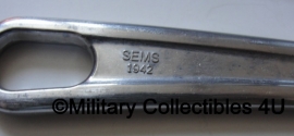 Bestekset met 1942 aluminium grip knife-  3 delig