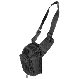 MOLLE schoudertas deluxe - zwart - 25 x 30 x 12 cm