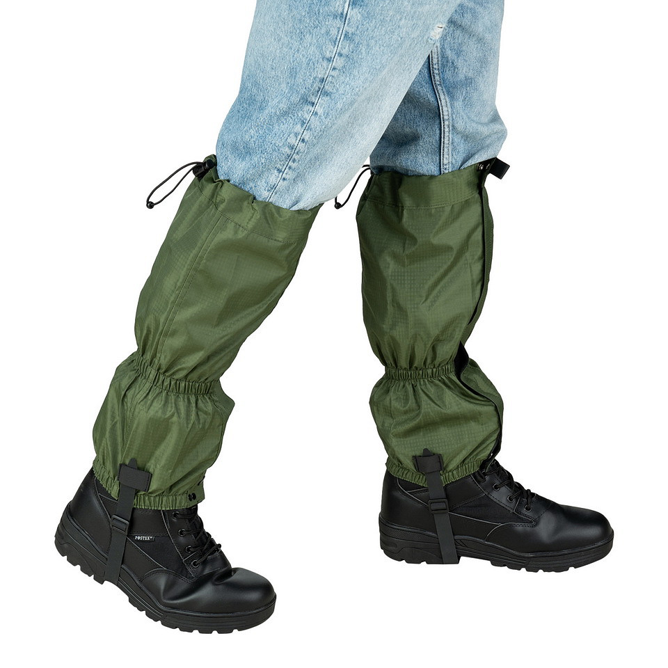 Gaiters beenkappen - groen of zwart-  nieuw gemaakt