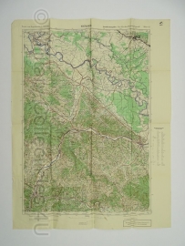 Duitse stafkaart Jugoslawien Kostajnica Blatt 42 Sonderausgabe Nur für den Dienstgebrauch Joegoslavie - 64,5 x 50 cm. schaal 1:100000 - origineel 1932