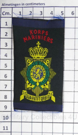 Kmarns Korps Mariniers Tropen Tenue mouw embleem - 9 x 5 cm - origineel