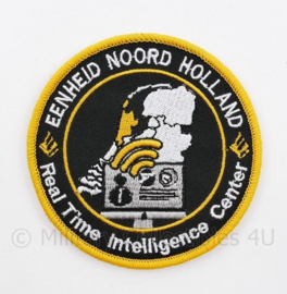 Eenheid Noord Holland Real Time Intelligence Center embleem - met klittenband - diameter 9 cm