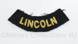 British Army shoulder title ENKEL Lincolnshire Regiment - 8,5 x 3,5 cm - origineel