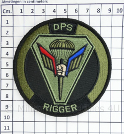 Defensie DPS Rigger  Defensie Para School Rigger embleem - met klittenband - diameter 9 cm