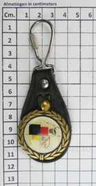 Bundeswehr sleutelhanger - 11 x 4 cm - origineel