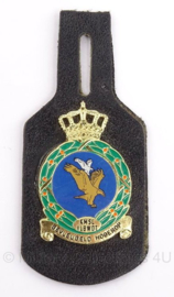 KLu KMSL VLBWOT Koninklijke Militaire School Luchtmacht vliegbasis woensdrecht borsthanger - 9 x 4 cm - Origineel