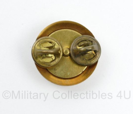 WO2 US Army model manschappen Collar Disc Engineer Corps ENKEL - diameter 25 mm - origineel naoorlogs