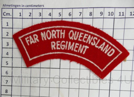 Australische leger Far North Queensland Regiment shoulder title - 11,5 x 5 cm - origineel